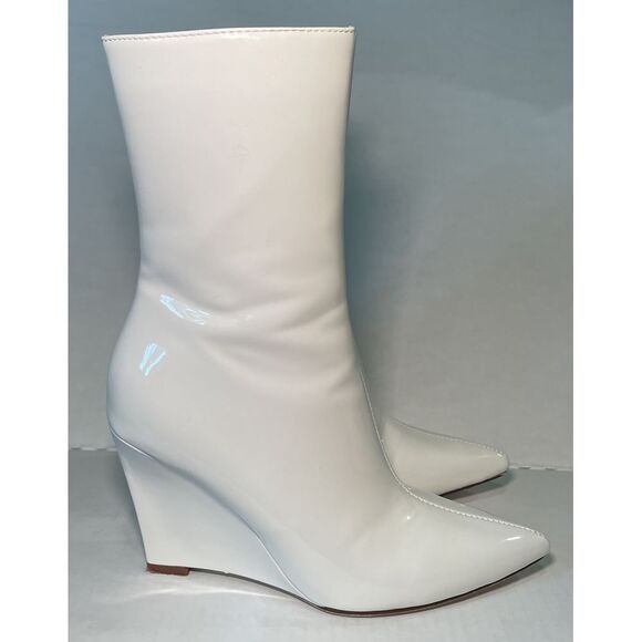 Azalea Wang Shoes - Azalea Wang Figure It Out Wedge Boots 5.5